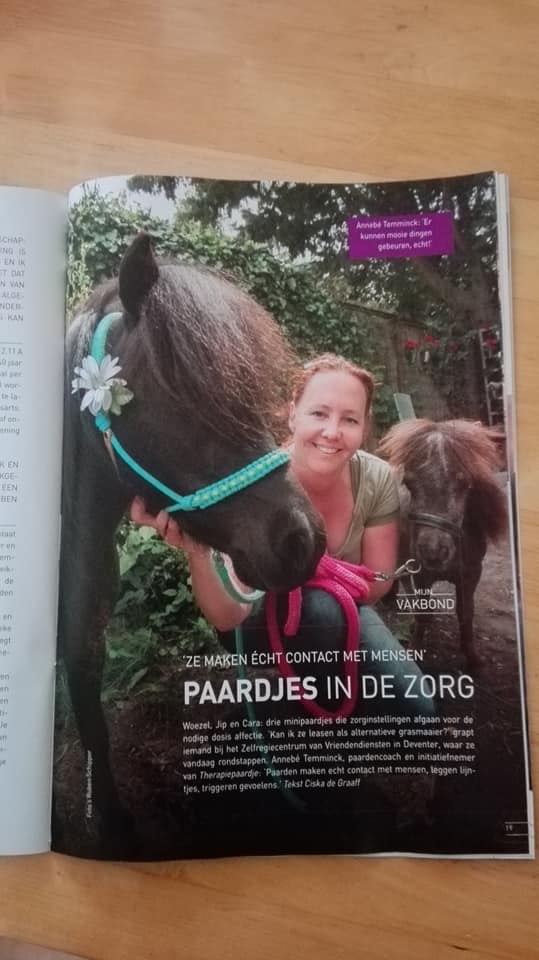 Therapiepaardje bij media