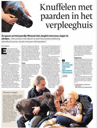 Therapiepaardje bij media