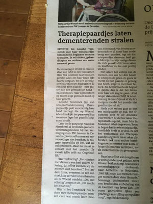 Therapiepaardje bij media