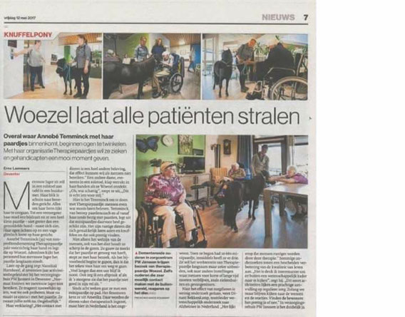 Therapiepaardje bij media